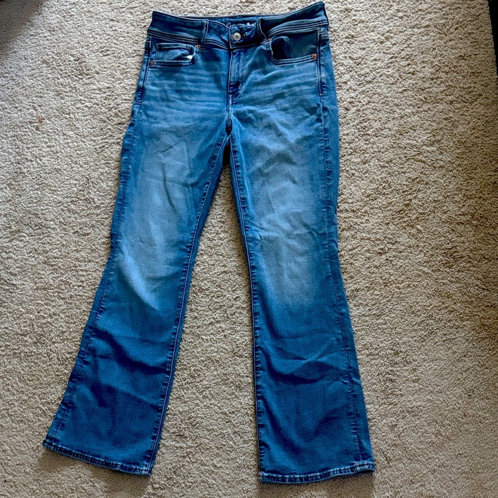 American Eagle Outfitters Blue Flare Jeans